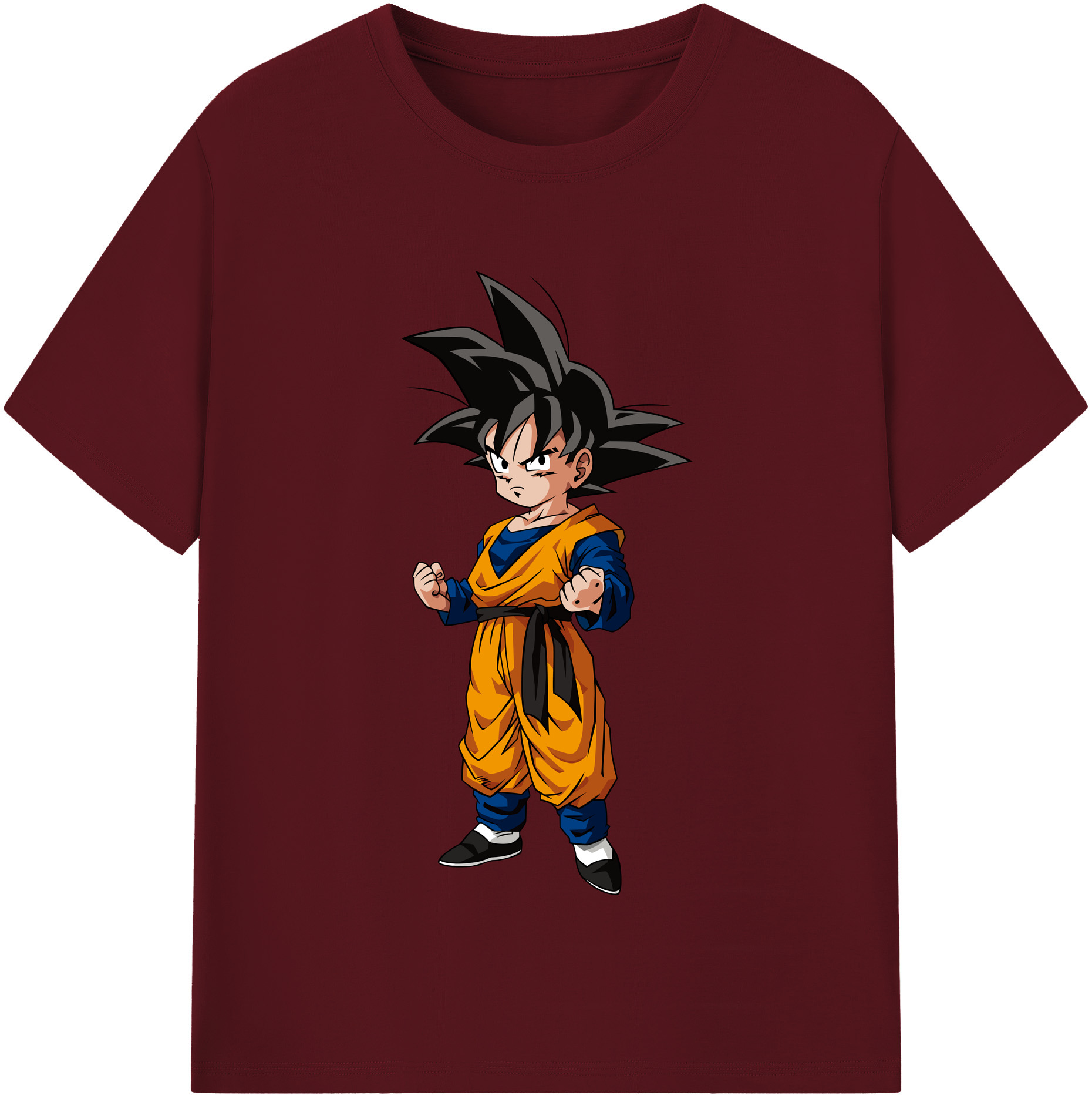 （画像用） ドラゴンボール 孫悟空（そん ごくう）Son Goku カカロット DRAGON BALL Kakarotto 綿100％半袖Tシャツ（フロントプリント）